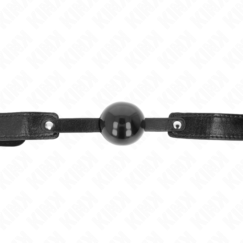 Bâillon Boule BDSM Balle TPE Souple 4 cm Sangle Réglable - Kink