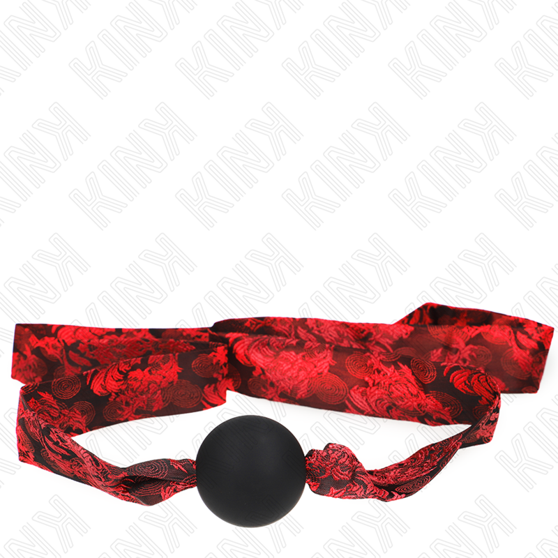 Bâillon Boule BDSM Scandale Silicone 4,5 cm Sangle Réglable - Kink