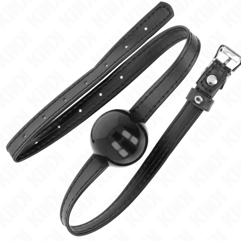 Bâillon Boule BDSM Simplicité 4 cm Silicone Sangle Réglable - Kink