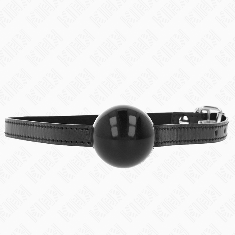 Bâillon Boule BDSM Solide 4 cm Sangle Ajustable 65 cm - Kink