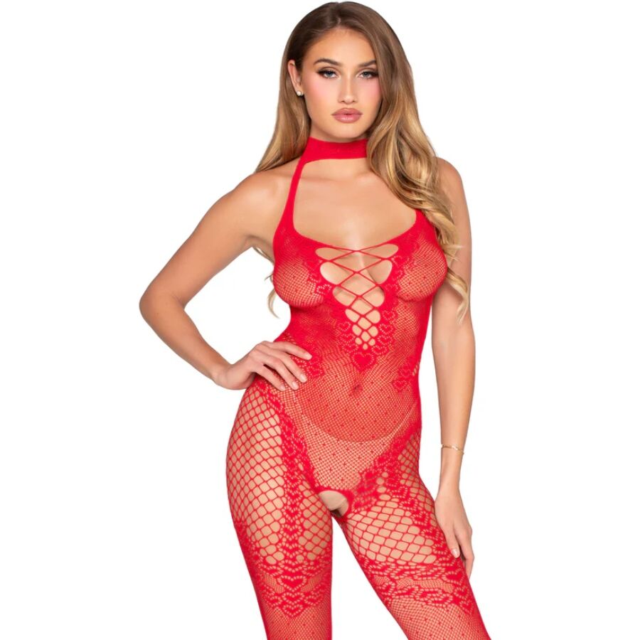Bodystocking Dentelle Sans Fourche - Leg Avenue