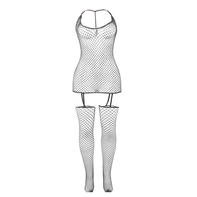 Bodystocking Résille Brillante Taille Unique Effet Séduisant - Subblime