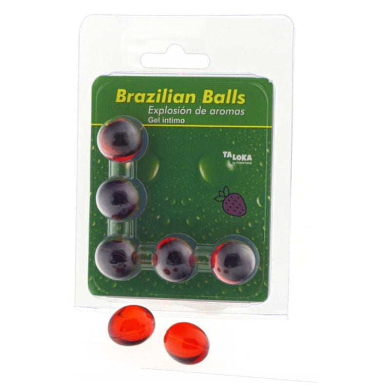 Boules Brésiliennes Comestibles Gel Intime Aromatisé Saveurs - Taloka