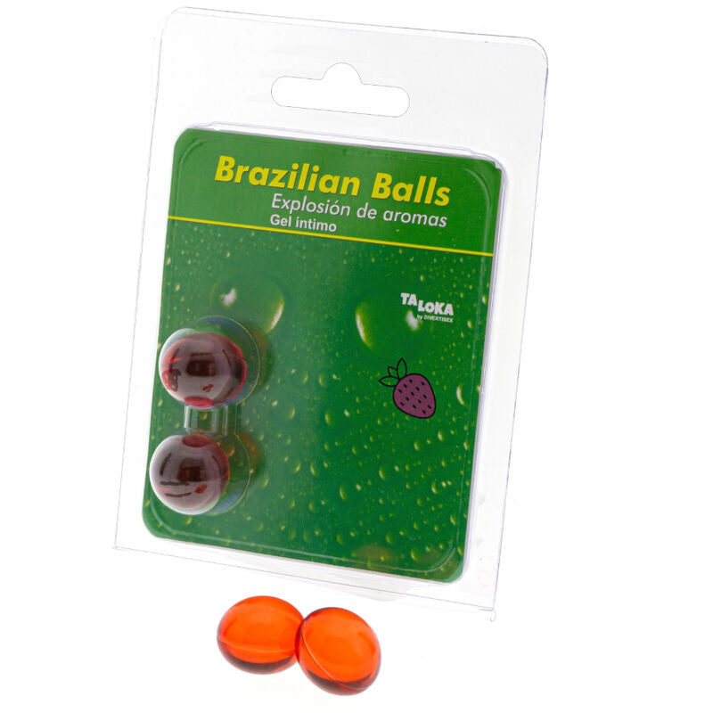 Boules Brésiliennes Comestibles Gel Intime Aromatisé Saveurs - Taloka
