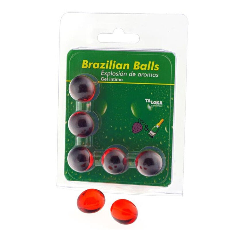 Boules Brésiliennes Comestibles Gel Intime Aromatisé Saveurs - Taloka