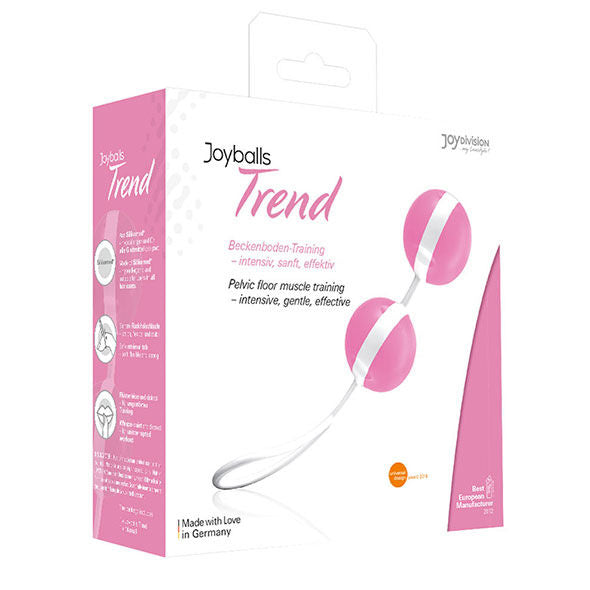 Boules de Geisha Joyballs Effet Trampoline Silicone Rose - Joydivision