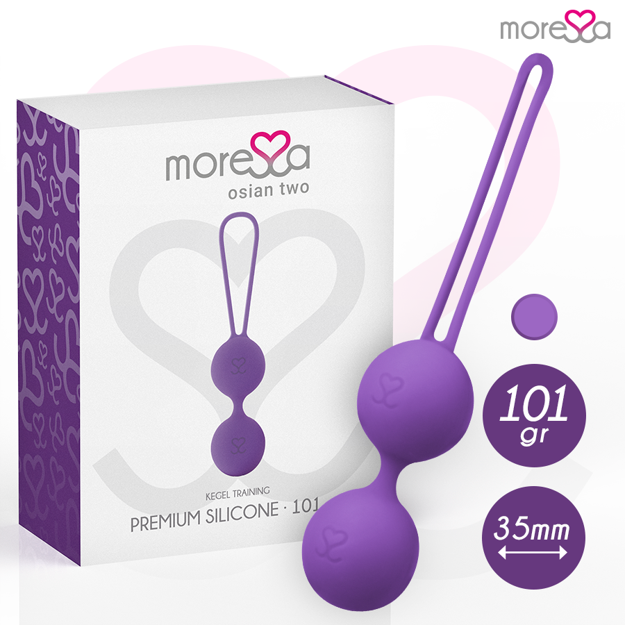 Boules de Geisha Osian Two Silicone Premium Double Bille - Moressa