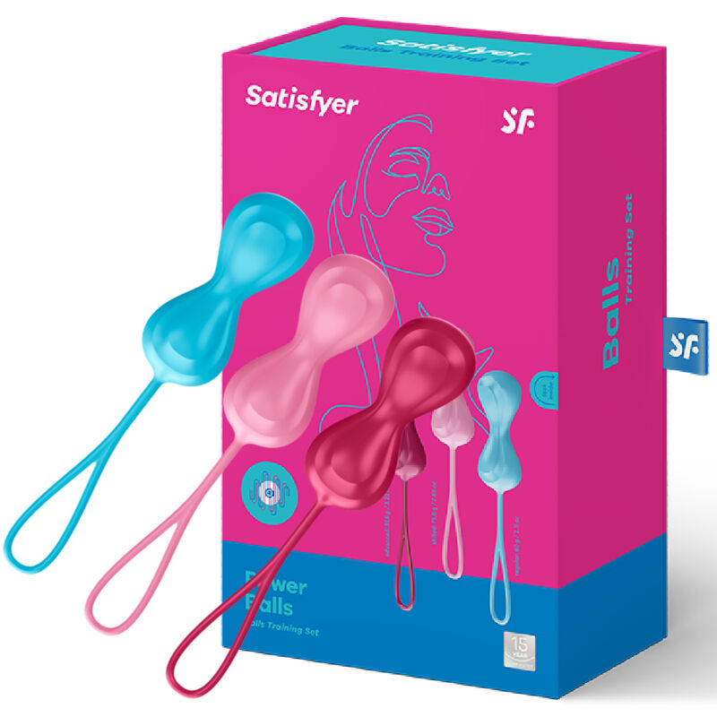 Boules de Geisha Training Set 1 Silicone 3 Poids Progressifs - Satisfyer