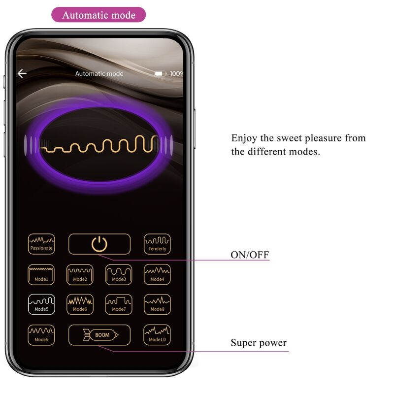 Boules de Kegel Vibrantes Elvira Connectées App 12 Modes USB - Pretty Love