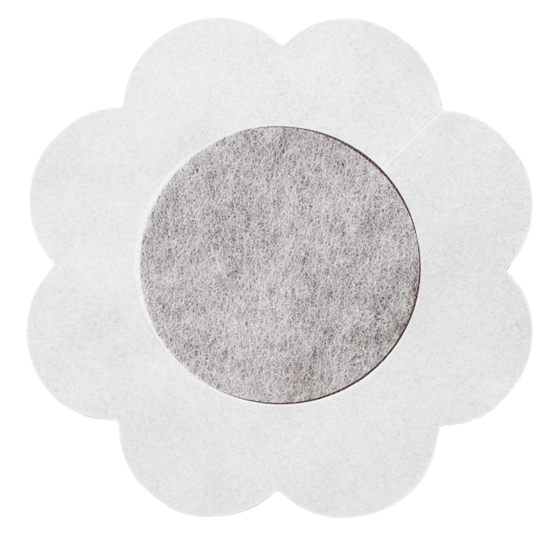 Cache-Tétons Fleur Réutilisables Adhésifs Pack de 3 Taille XL - Bye Bra