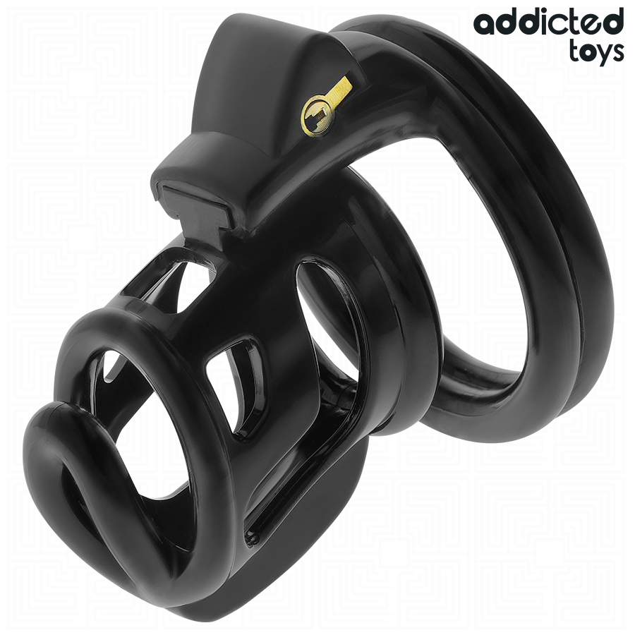 Cage de Chasteté Gilden Cage Métal Cadenas 2 Clés - Addicted Toys