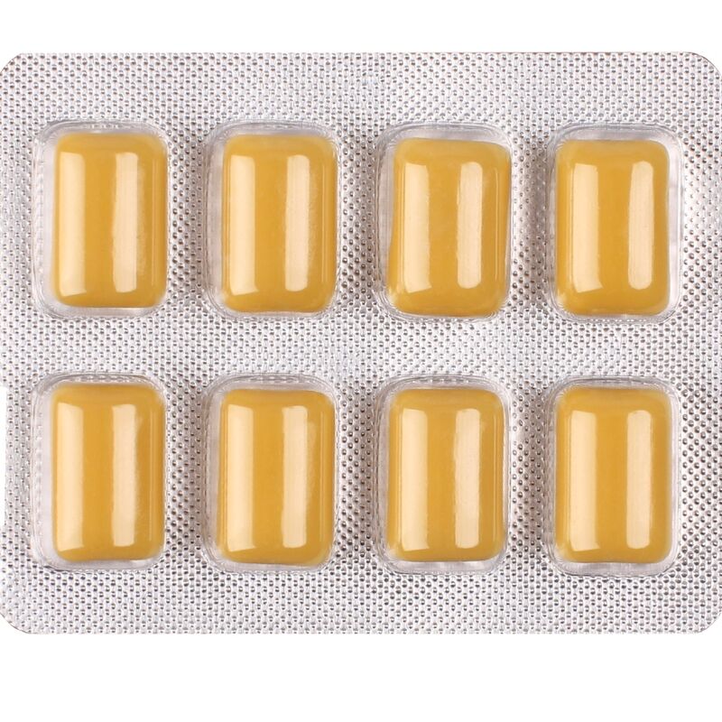 Chewing-Gum Énergisant Caféine Guarana Menthe Vanille 8 Comprimés - Wug Gum
