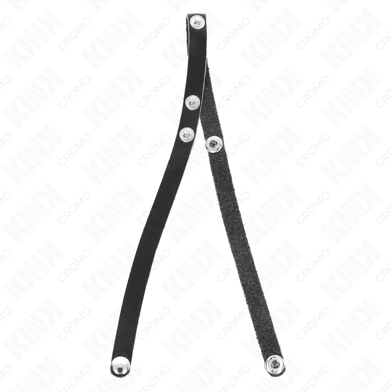 Cockring Cuir Ajustable Fermeture à Pression 39 cm - Kink