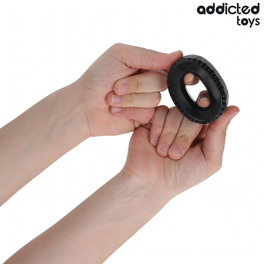 Cockring Extra Épais Anneau Pénien Ferme et Confortable - Addicted Toys