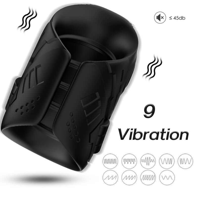 Cockring Vibrant Armony Silicone Grain Interne 9 Modes Rechargeable - Armony