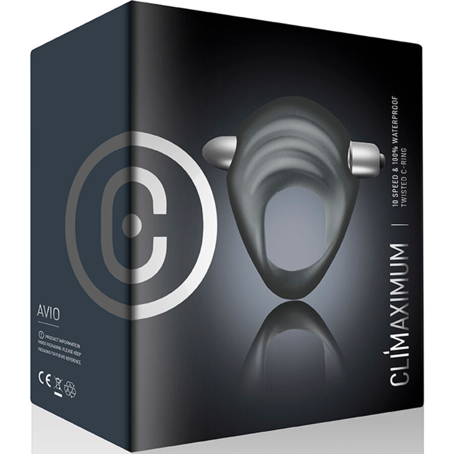 Cockring Vibrant Avio Bullet Amovible Texturé 10 Vitesses - Climaximum