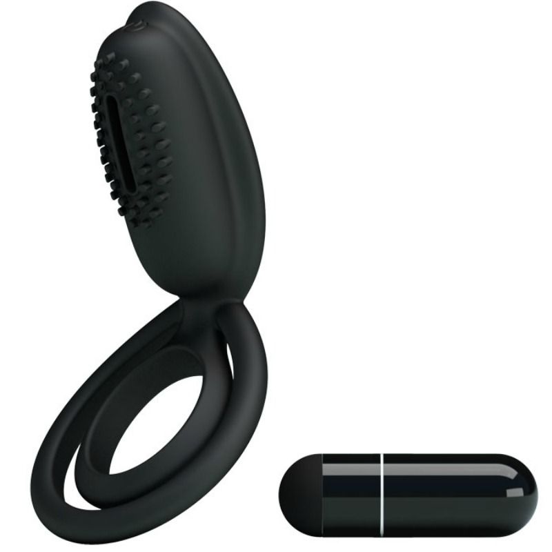 Cockring Vibrant Esther Silicone Stimulateur Clitoridien - Pretty Love