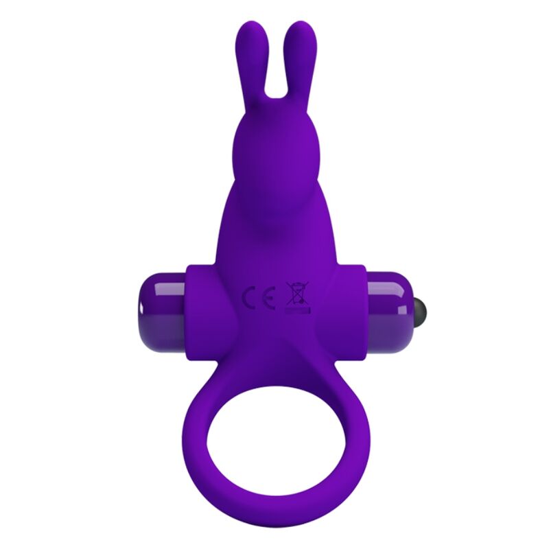Cockring Vibrant Rabbit Stimulateur Clitoridien 10 Modes Silicone - Pretty Love