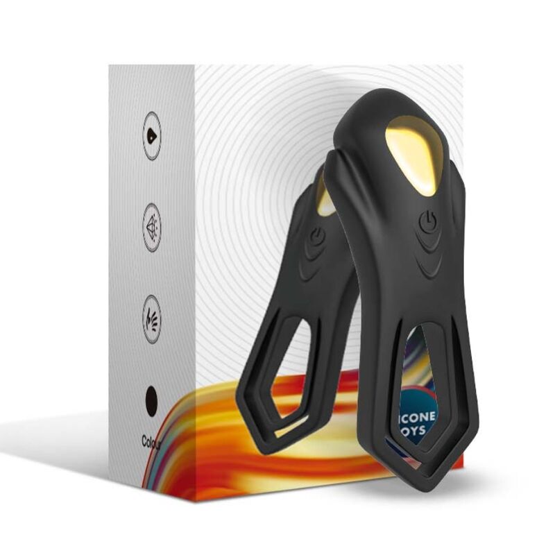 Cockring Vibrant Roadster Double Anneau Télécommandé 9 Modes Rechargeable - Armony