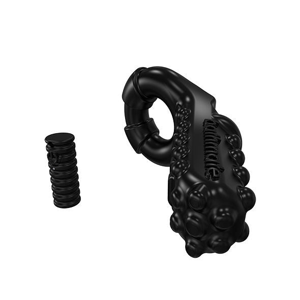 Cockring Vibrant Tickle Texturé 3 Vitesses Rechargeable USB - Bathmate