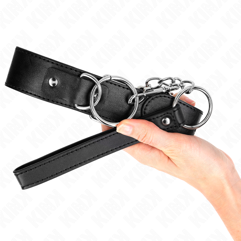 Collier BDSM Basic avec Laisse Réglable 36-43 cm - Kink