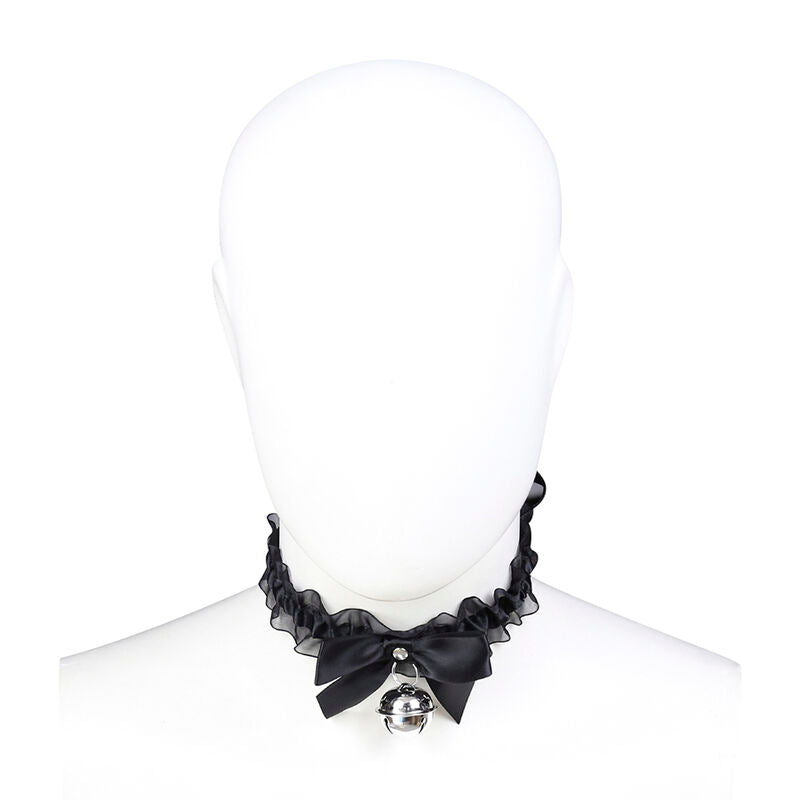 Collier BDSM Fétichiste Dentelle avec Clochette - Ohmama