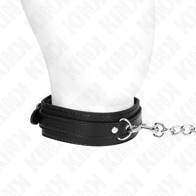 Collier BDSM Motif Serpent avec Laisse 65 cm Réglable - Kink