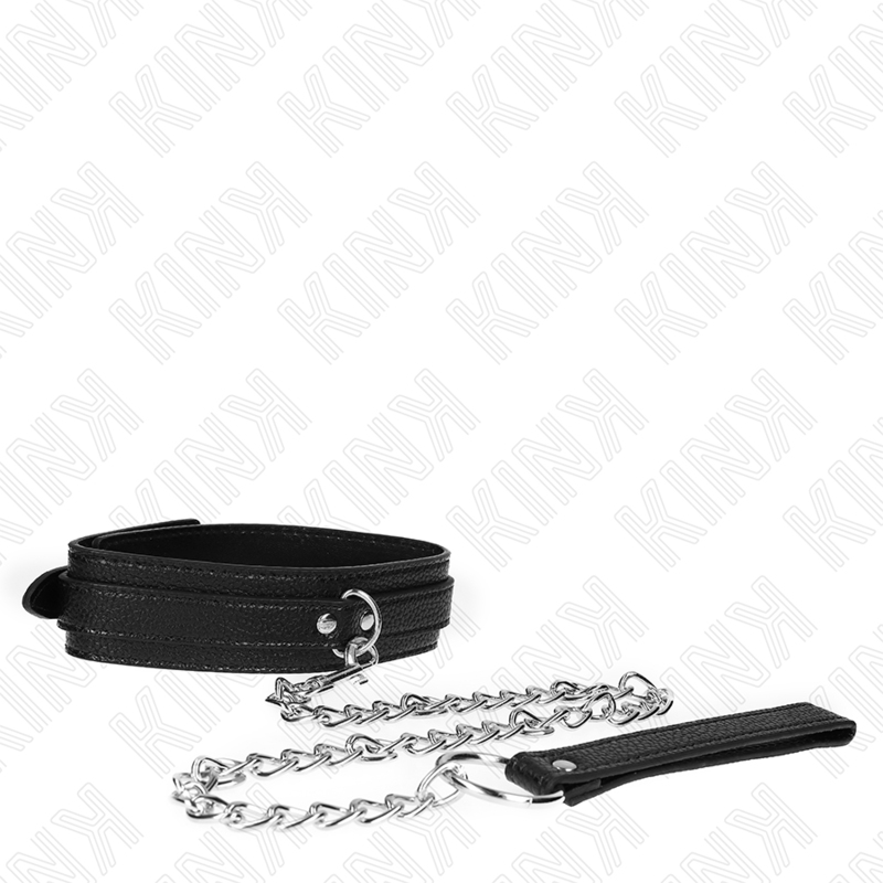 Collier BDSM Motif Serpent avec Laisse 65 cm Réglable - Kink