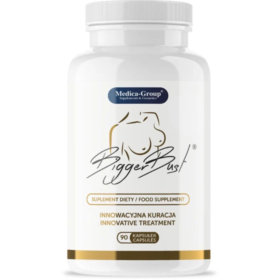 Complément Alimentaire Fermeté Poitrine Bigger Bust 90 Capsules - Medica Group