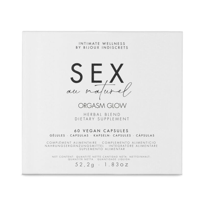 Complément Alimentaire Libido Orgasm Glow 60 Capsules Naturelles - Bijoux Indiscrets