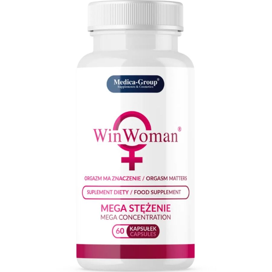 Complément Libido Féminine WinWoman Maca Ginseng 60 Capsules - Medica Group