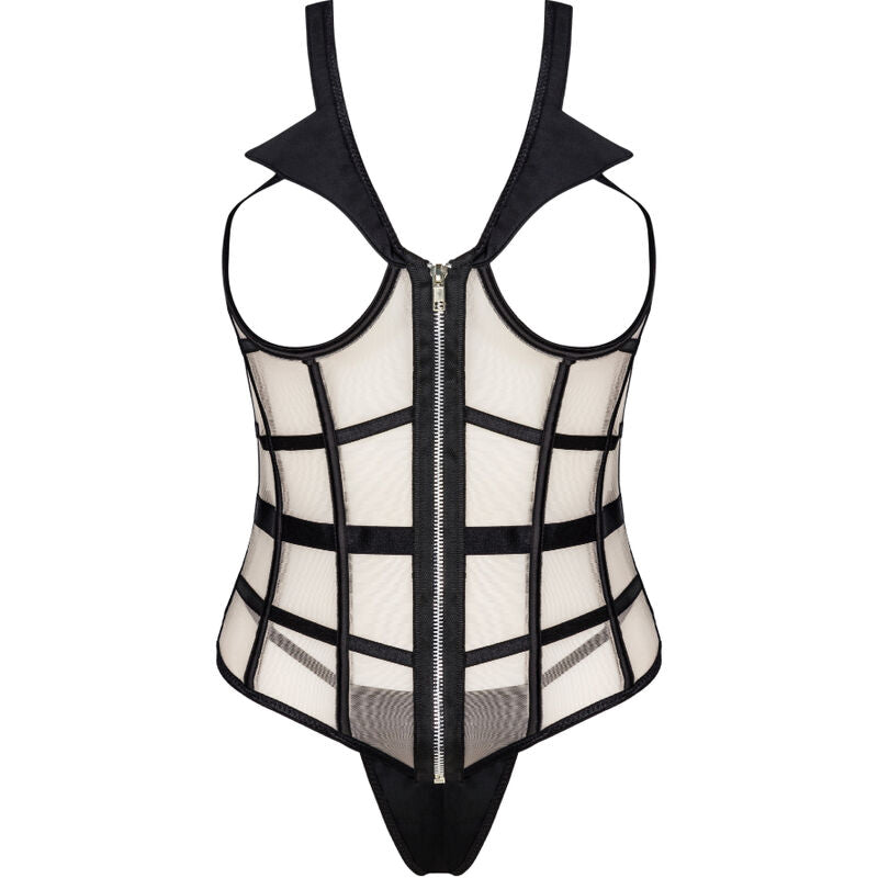 Corset Laura avec String Dentelle Baleiné Lingerie Sexy - Livco Corsetti