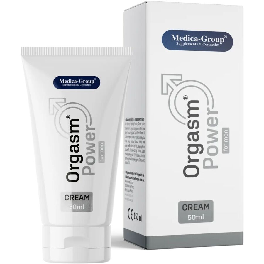 Crème Intime Stimulante Orgasm Power for Men Ginkgo & Caféine 50 ml
