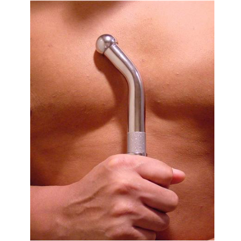 Douche Intime Anale et Vaginale Pointe G-Spot Acier 20,10 cm - Metal Hard