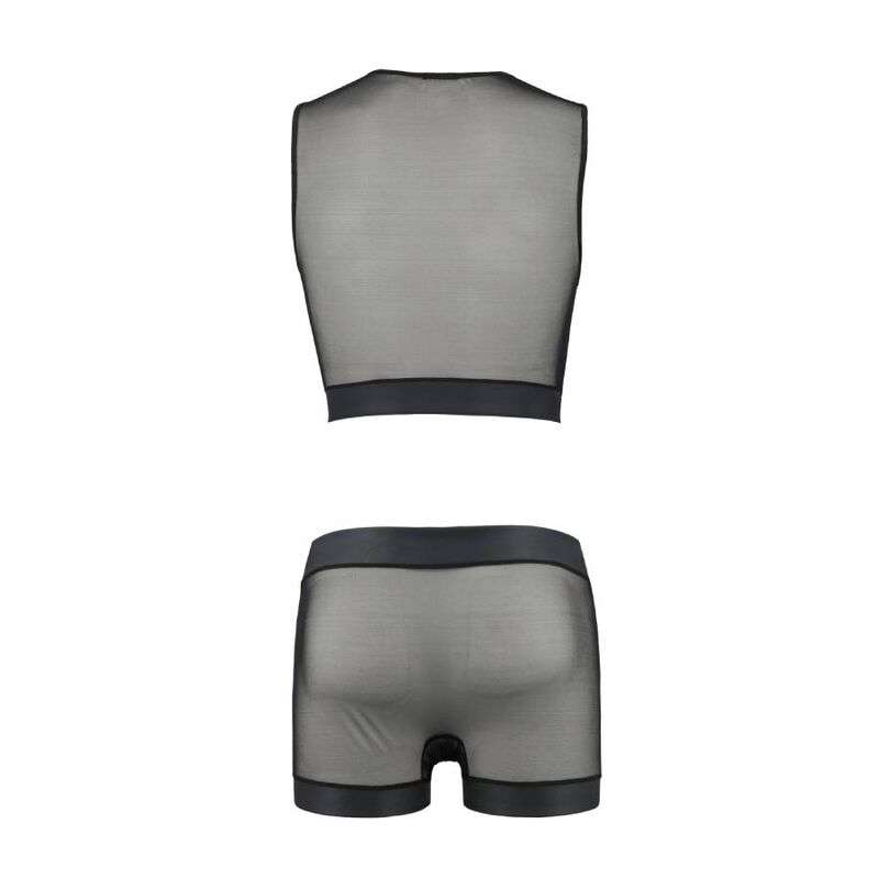 Ensemble Lingerie Homme William Noir Certifié Oeko-Tex - Passion Men