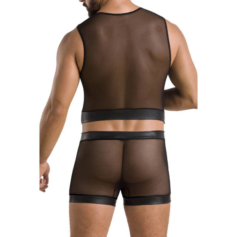Ensemble Lingerie Homme William Noir Certifié Oeko-Tex - Passion Men