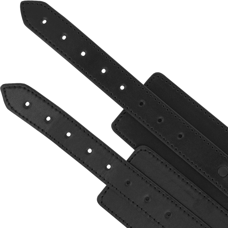 Entraves de Chevilles BDSM Cuir Végétalien Fermeture Sécurisée - Intense