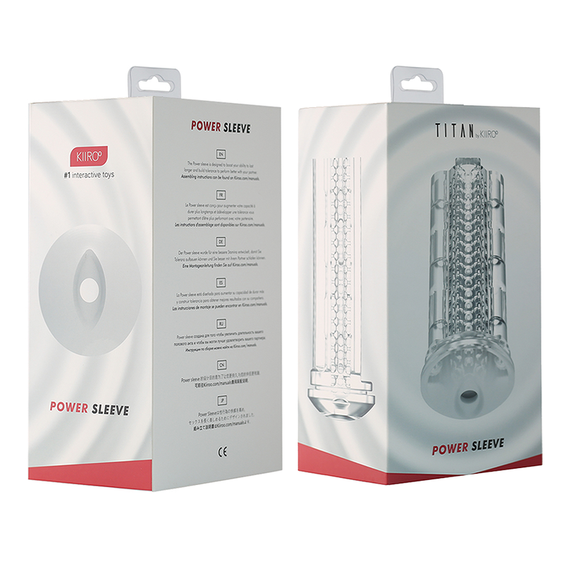 Gaine de Rechange Masturbateur Titan Power Sleeve Texturée - Kiiroo