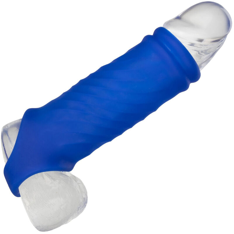 Gaine à Pénis Admiral Wave Texturée avec Sangle Scrotum - CalExotics