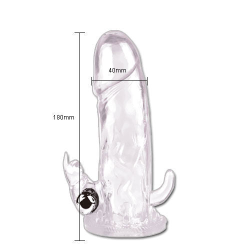 Gaine à Pénis Vibrante Brave Man Stimulateur Clitoridien Sans Phtalates - Baile