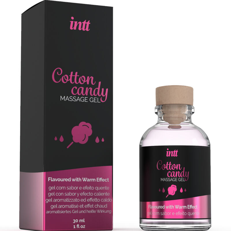 Gel de Massage Comestible Saveurs Gourmandes Effet Chauffant - Intt