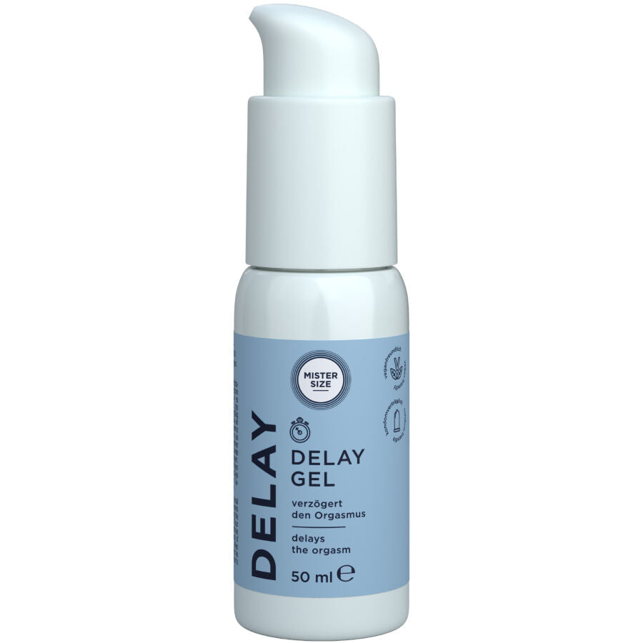 Gel Retardateur Effet Rafraîchissant à Base d'Eau 50 ml - Mister Size