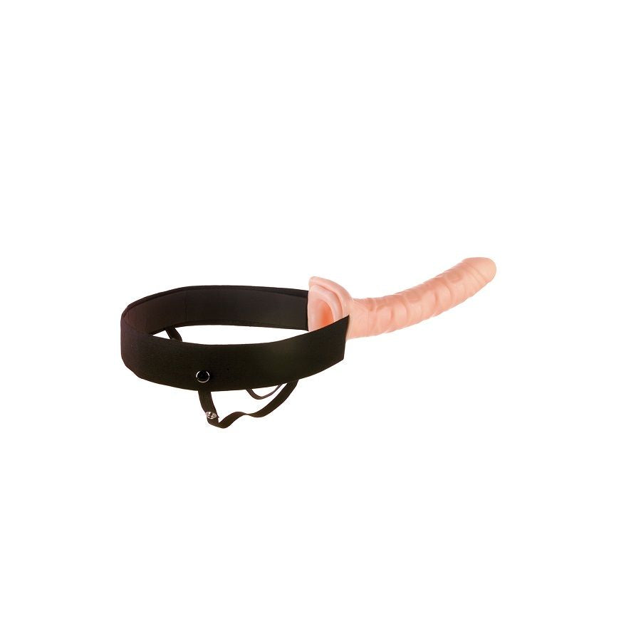 Gode Ceinture Creux Black Dream 25,4 cm Harnais Ajustable - Fetish Fantasy