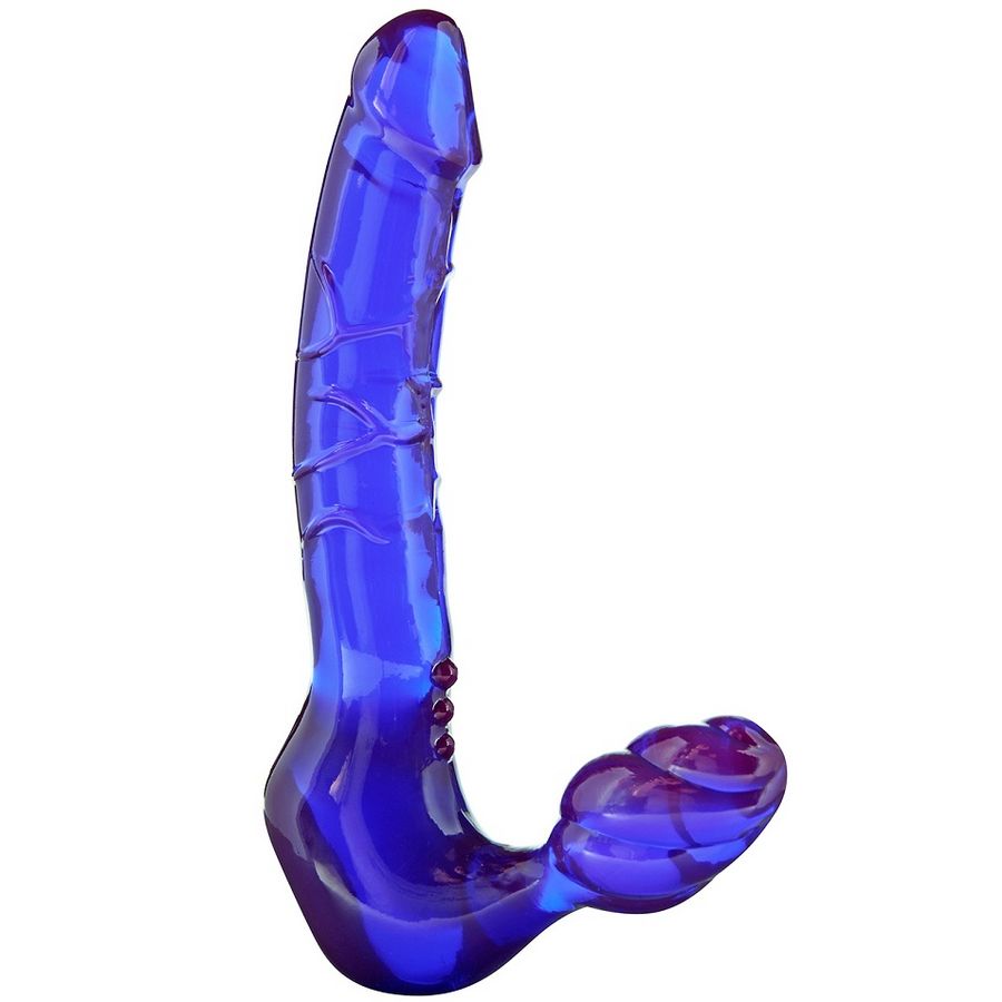 Gode Ceinture Sans Harnais Double Pénétration Silicone Souple - Toyjoy