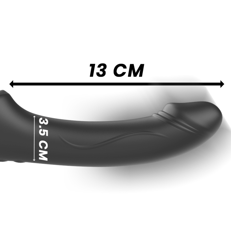 Gode Ceinture Sans Harnais Strapples Télécommandé 3 Moteurs Rechargeable - Ibiza