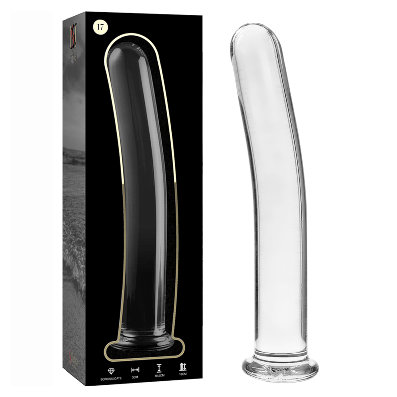 Gode en Verre Borosilicate Nebula Modèle 17 Clair 18,5 cm
