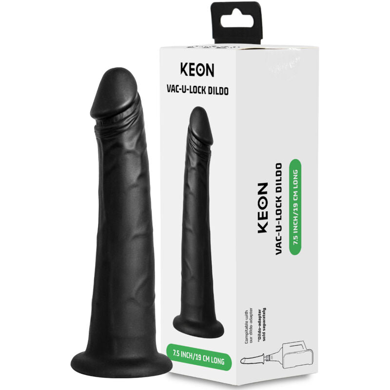 Gode Réaliste Keon Vac-U-Lock Silicone 19 cm Compatible Adaptateur - Kiiroo