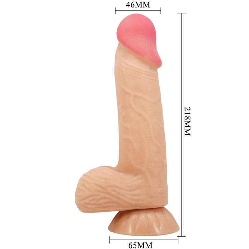 Gode Réaliste Sliding Skin Ventouse - Pretty Love