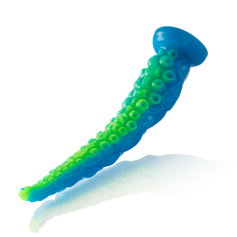 Gode Tentacule Fluorescent Scylla Silicone Mince 2 Tailles - Epic Cybersilicock