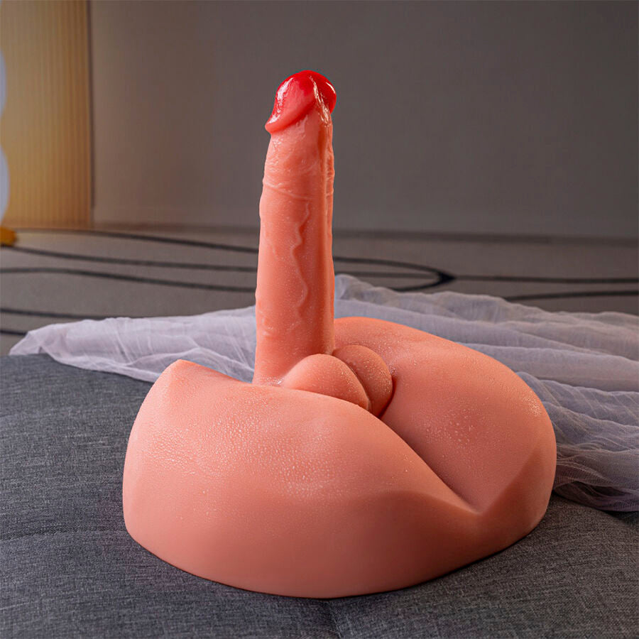 Gode Vibrant Réaliste Honey 25 cm Ventouse Rechargeable USB - Xise